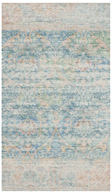 Safavieh Saffron 3'-0" x 5'-0" Rug in Turquoise / Peach