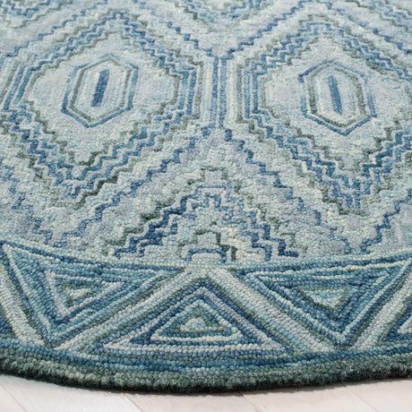 Safavieh Aspen 7'-0" x 7'-0" Rug in Grey / Blue