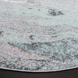 Safavieh Glacier 5'-3" x 5'-3" Rug in Pink / Blue