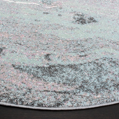 Safavieh Glacier 5'-3" x 5'-3" Rug in Pink / Blue