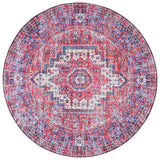 Safavieh Tucson 6'-0" x 6'-0" Rug in Red / Blue