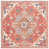 Safavieh Metro 6'-0" x 6'-0" Rug in Red / Beige