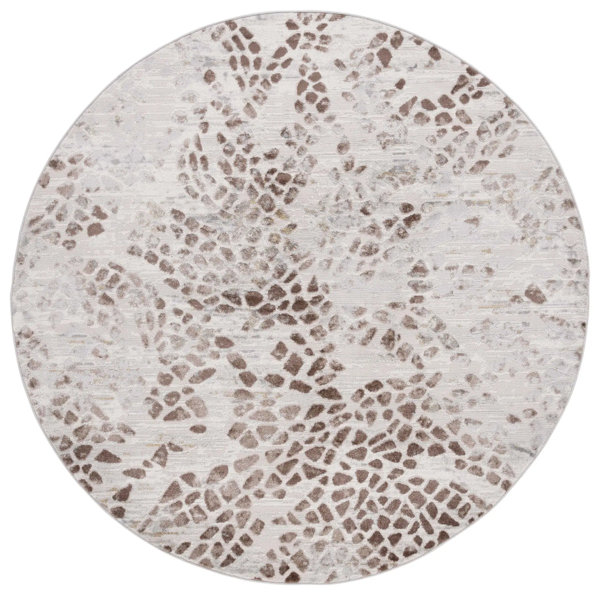 Safavieh Palma 6'-7" x 6'-7" Rug in Beige / Brown