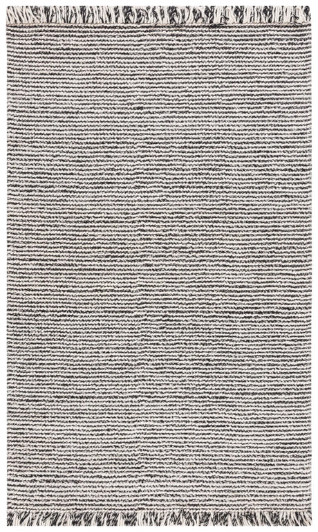 Safavieh Natura 4'-0" x 6'-0" Rug in Black / Ivory