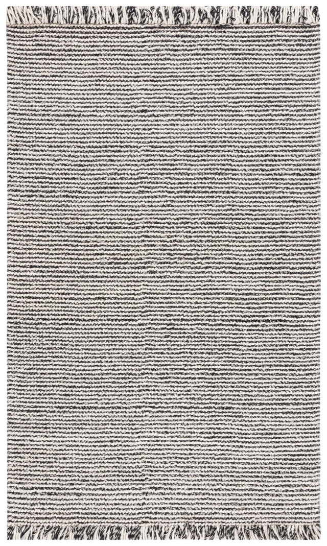 Safavieh Natura 4'-0" x 6'-0" Rug in Black / Ivory