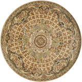 Safavieh Classic 8'-0" x 8'-0" Rug in Toupe / Light Green