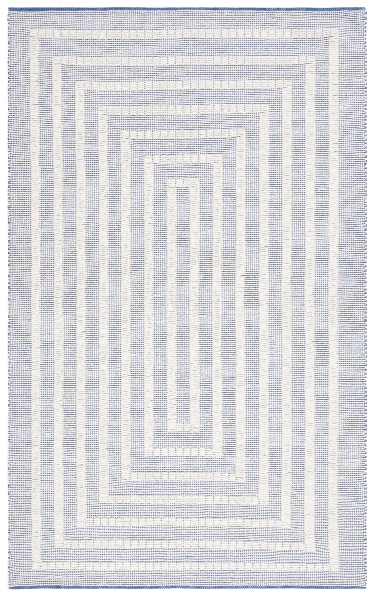 Safavieh Natura 4'-0" x 6'-0" Rug in Blue / Ivory
