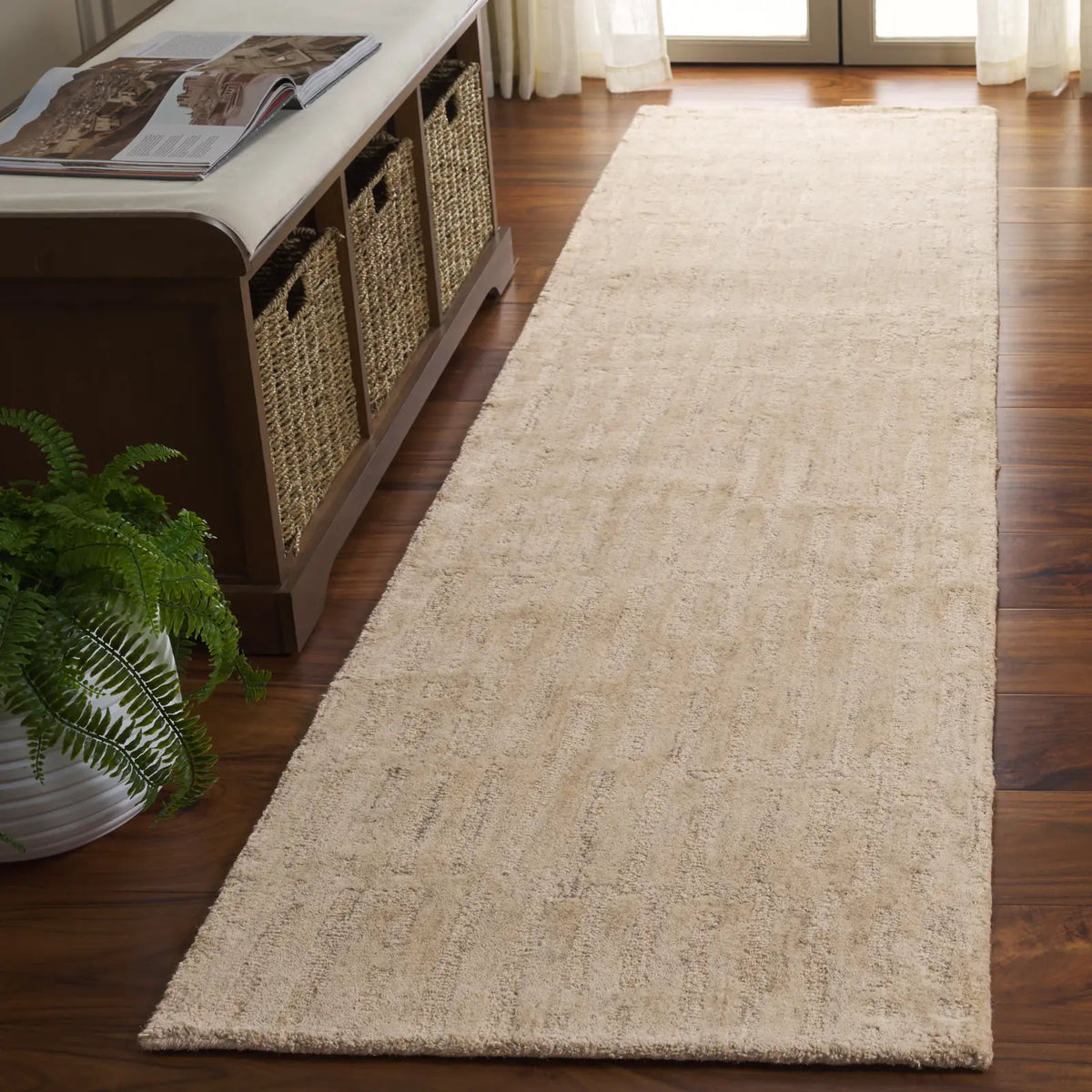 Safavieh Ebony 2'-3" x 9'-0" Rug in Beige