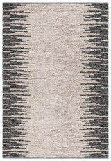Safavieh Natural Fiber 4'-0" x 6'-0" Rug in Light Grey / Black