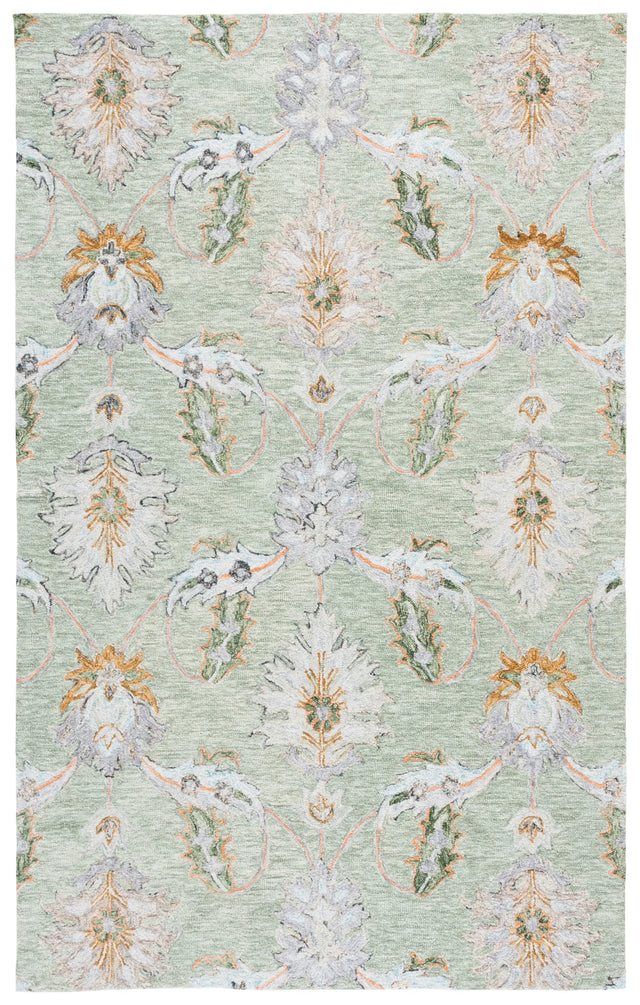 Safavieh Jardin 4'-0" x 6'-0" Rug in Sage / Green