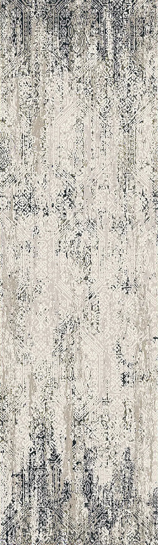 Dynamic Rugs Quartz 27053 Ivory / Grey Rugs - Runner