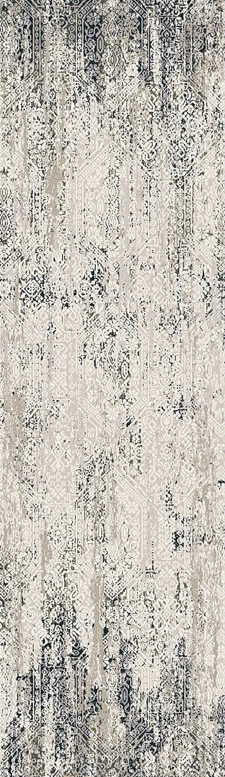 Dynamic Rugs Quartz 27053 Ivory / Grey Rugs - Runner