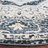 Safavieh Rosewood 6'-7" x 6'-7" Rug in Ivory / Blue