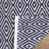 Safavieh Boston 4'-0" x 6'-0" Rug in Navy