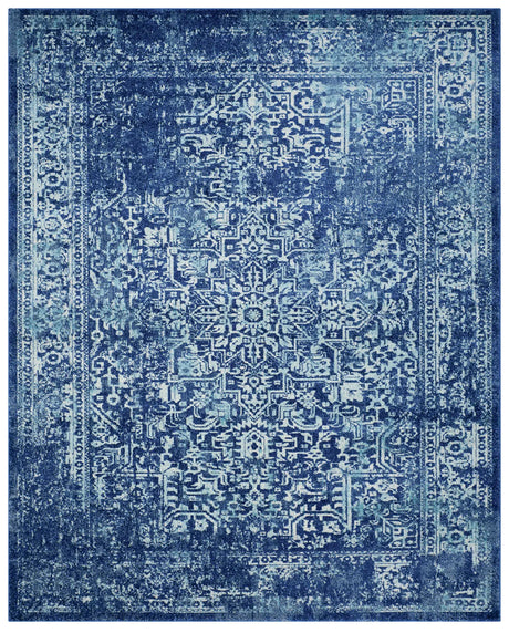 Safavieh Evoke 10'-0" x 14'-0" Rug in Navy / Ivory