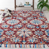 Safavieh Aspen 4'-0" x 6'-0" Rug in Wine / Blue