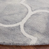 Safavieh Dip Dye 5'-0" x 5'-0" Rug in Grey / Ivory