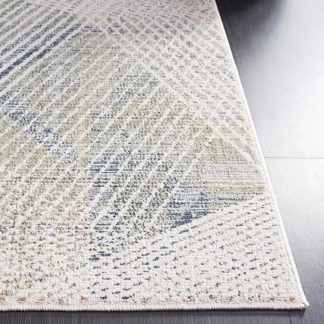 Safavieh Hunter 100 4'-0" x 6'-0" Rug in Dark Grey / Sage / Ivory
