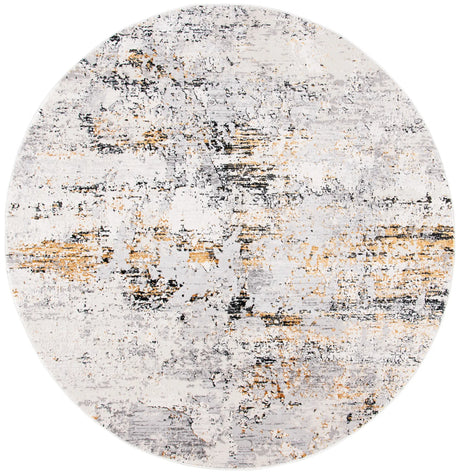 Safavieh Amalfi 6'-7" x 6'-7" Rug in Creme / Gold