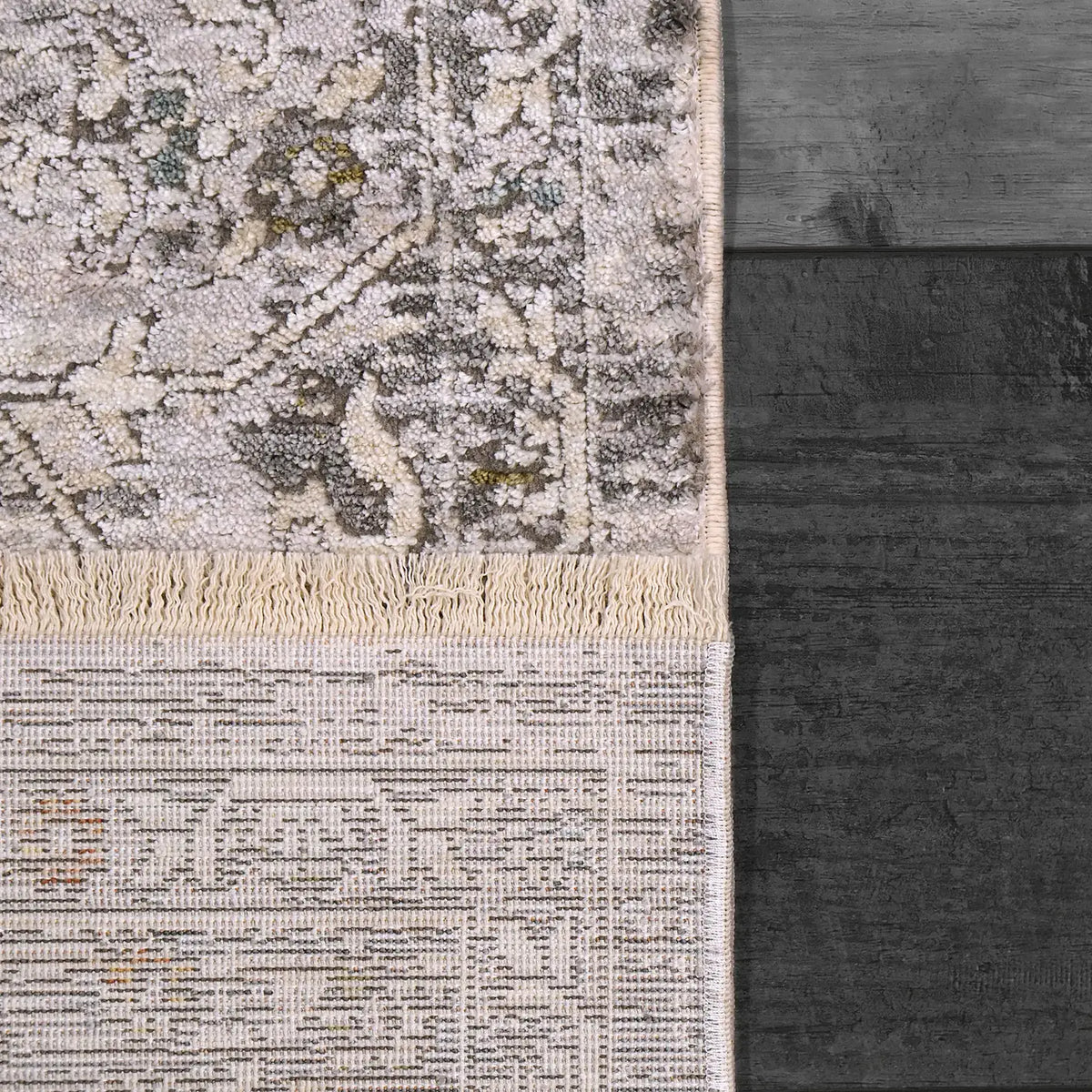Dynamic Rugs Skyler 6713 Grey/Multi Rug - Corner