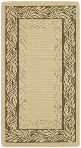 Safavieh Courtyard 2'-0" x 3'-7" Rug in Natural / Brown
