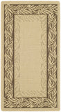 Safavieh Courtyard 2'-0" x 3'-7" Rug in Natural / Brown