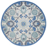 Safavieh Antiquity 6'-0" x 6'-0" Rug in Ivory / Blue