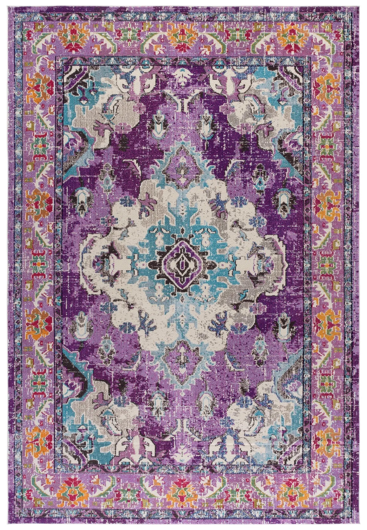 Safavieh Monaco 10'-0" x 14'-0" Rug in Violet / Light Blue