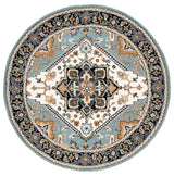 Safavieh Heritage 6'-0" x 6'-0" Rug in Grey / Green