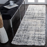 Safavieh Fontana Shag  800 2'-3" x 10'-0" Rug in Grey / Ivory