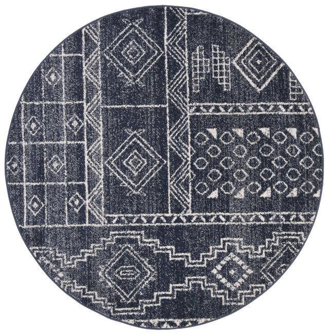 Safavieh Adirondack 6'-0" x 6'-0" Rug in Navy / Silver
