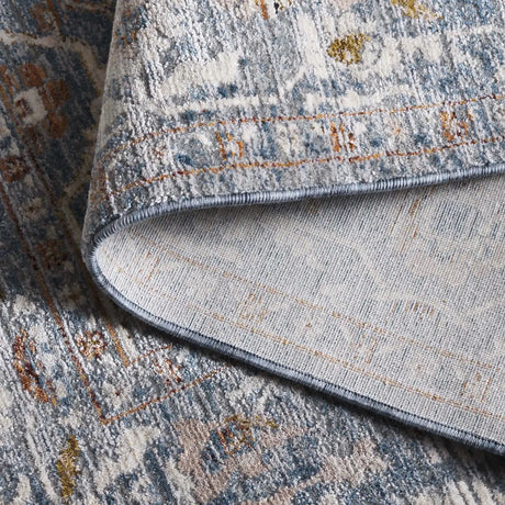 Safavieh Heirloom 700 4'-0" x 6'-0" Rug in Blue / Grey