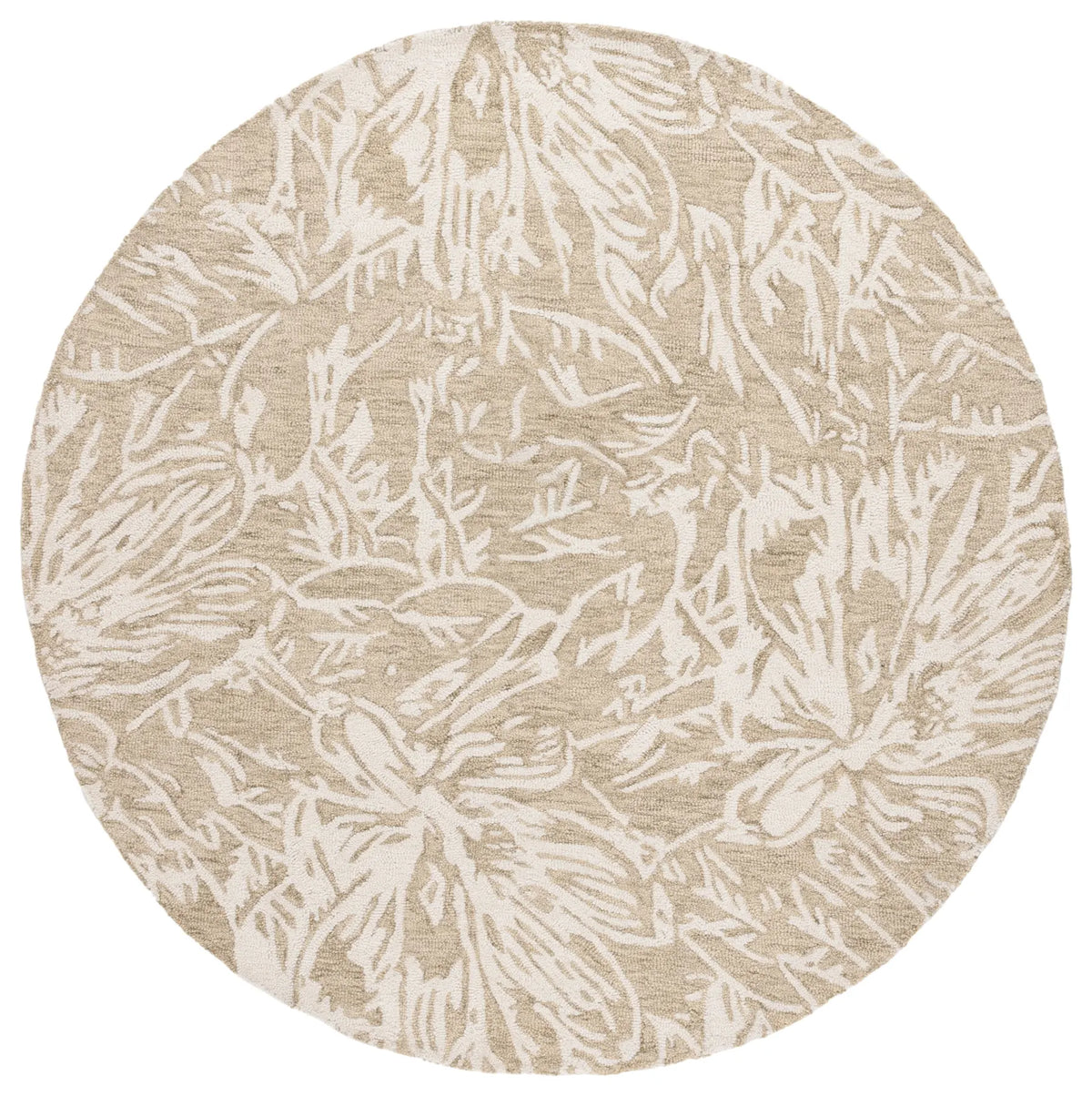 Safavieh Jardin 6'-0" x 6'-0" Rug in Grey / Ivory