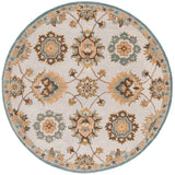 Safavieh Heritage 6'-0" x 6'-0" Rug in Beige / Ivory
