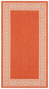 Safavieh Courtyard 2'-7" x 5'-0" Rug in Rust / Sand