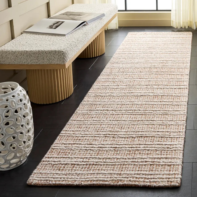 Safavieh Metro 2'-3" x 8'-0" Rug in Rust / Ivory