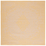 Safavieh Courtyard 6'-7" x 6'-7" Rug in Beige / Gold