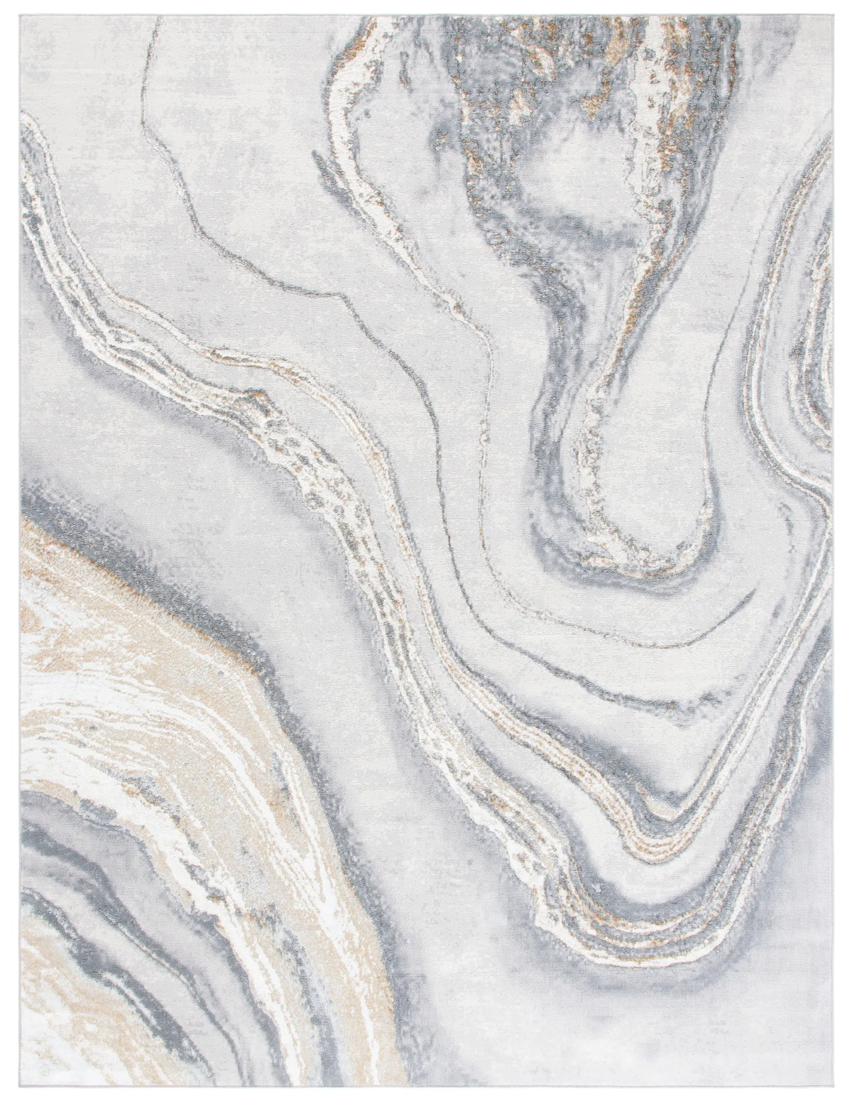 Safavieh Orchard 10'-0" x 14'-0" Rug in Grey / Gold