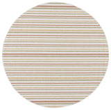 Safavieh Courtyard 6'-7" x 6'-7" Rug in Beige / Rust Yellow