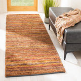 Safavieh Organic 2'-6" x 10'-0" Rug in Red / Multi