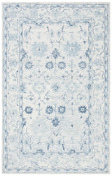 Safavieh Micro-Loop 4'-0" x 6'-0" Rug in Blue / Ivory