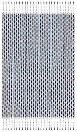 Safavieh Montauk 2'-0" x 3'-0" Rug in Blue / Black