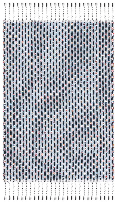 Safavieh Montauk 2'-0" x 3'-0" Rug in Blue / Black