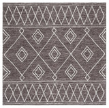 Safavieh Kilim 6'-0" x 6'-0" Rug in Brown / Ivory