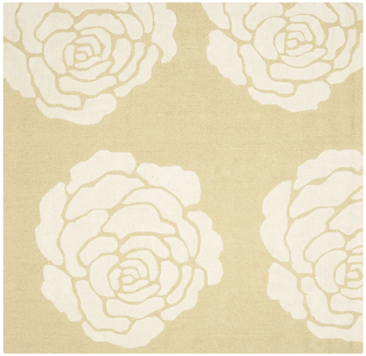 Safavieh Cambridge 6'-0" x 6'-0" Rug in Light Gold / Ivory