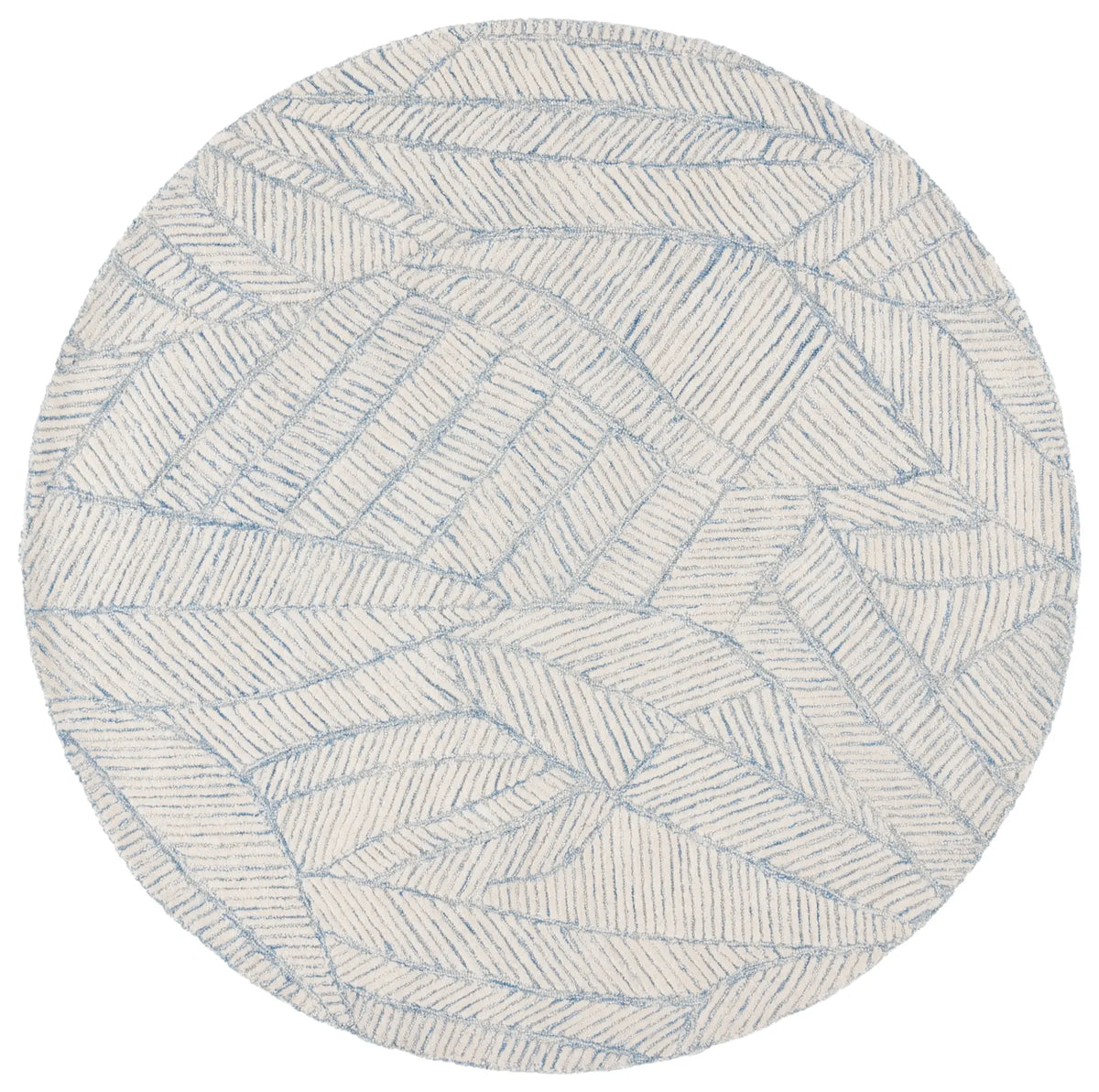 Safavieh Ebony 6'-0" x 6'-0" Rug in Blue / Ivory