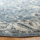 Safavieh Charleston 6'-7" x 6'-7" Rug in Navy / Light Grey
