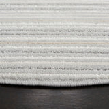 Safavieh Whisper 6'-7" x 6'-7" Rug in Light Grey / Ivory