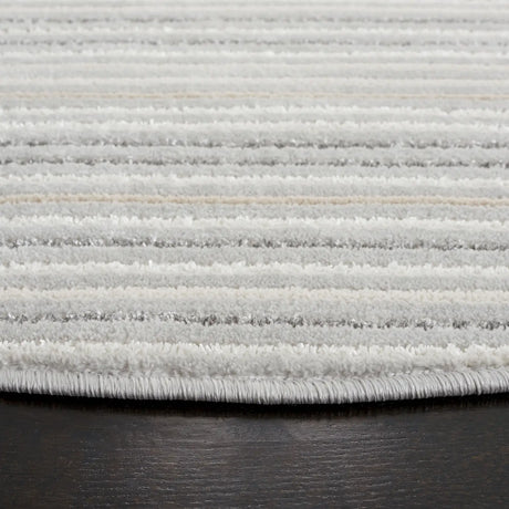 Safavieh Whisper 6'-7" x 6'-7" Rug in Light Grey / Ivory