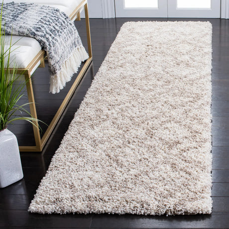 Safavieh Hudson Shag 2'-3" x 8'-0" Rug in Multi Ivory / Beige